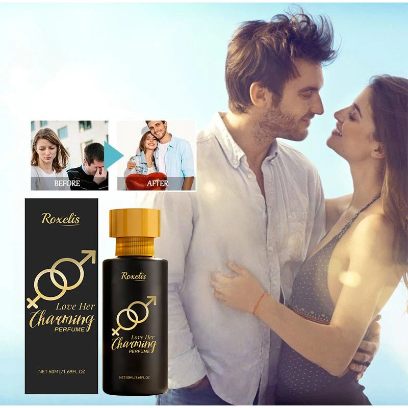 Pheromone Charming Perfume Spray of Man to Attract Woman,Seductive Sandalwood Musk Rose Fragrance Mist,Flirting Dating Scent
