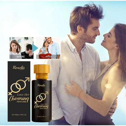 Pheromone Charming Perfume Spray of Man to Attract Woman,Seductive Sandalwood Musk Rose Fragrance Mist,Flirting Dating Scent