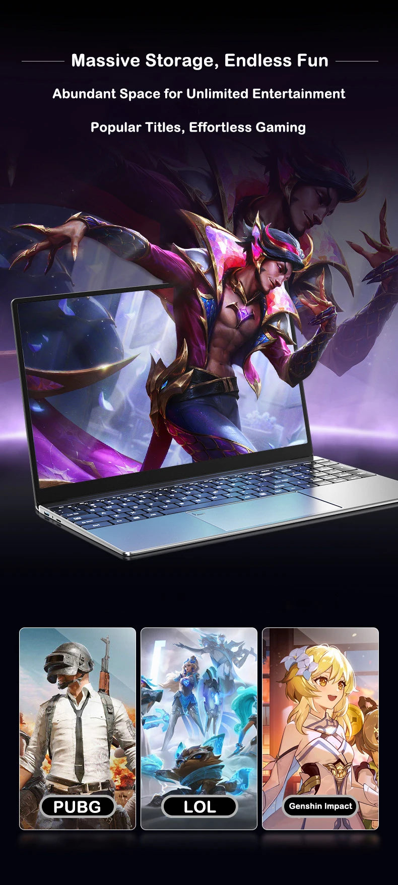 New 15.6" Laptop Intel Core I9-9880H 32GB RAM 2TB SSD Ultra Slim Gaming Laptop 1920*1080 Windows 11 Office Study Home Use