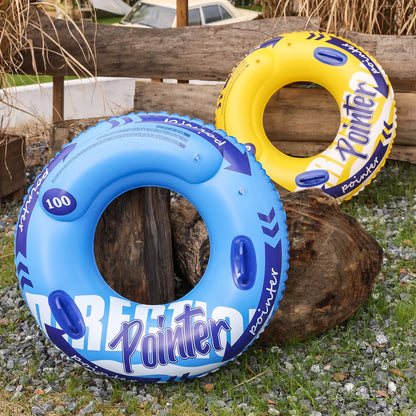 Double Balloon Inflatable Swimming Ring，Beach toys Pool Floaties for Adults,Swim Inner Tube for Pool