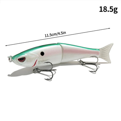 11.5cm/18.5g Balam Glide Bait Catfish Joint Giant Hard Bait Swimbait for Pike Bass Saltwater Glide Bait Leurre De Pêche