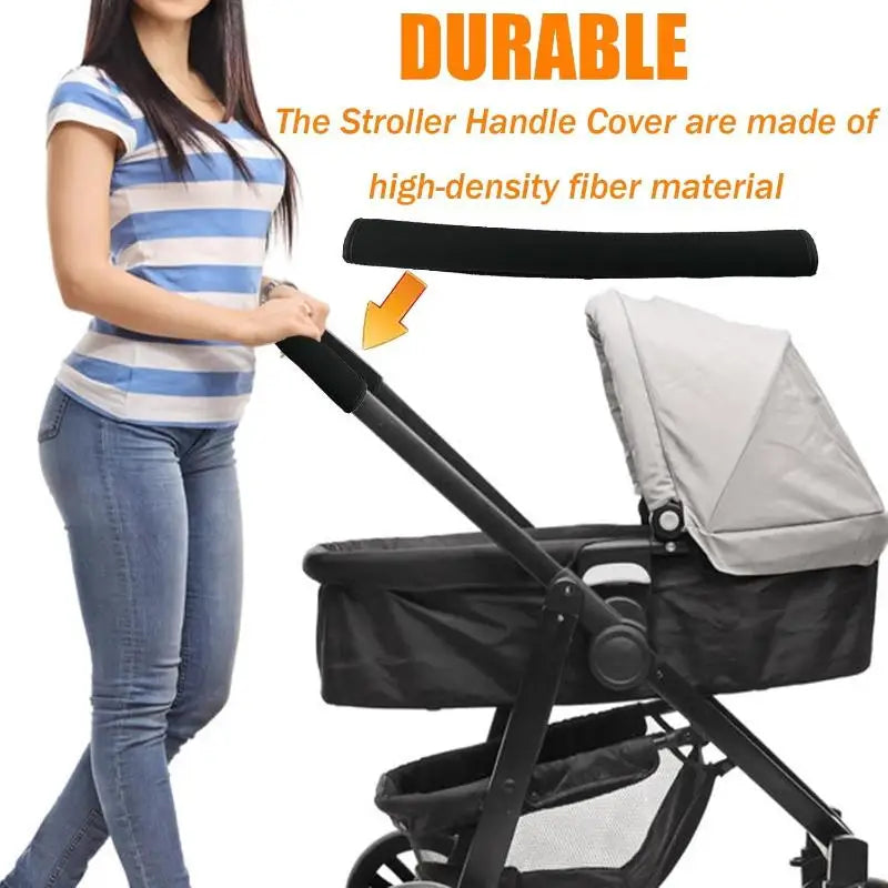 Infant Stroller Handle Cover Warm Winter Grip Cover Universal Handle Cover 48x16cm Protective Grip Sleeve for Baby Strollers