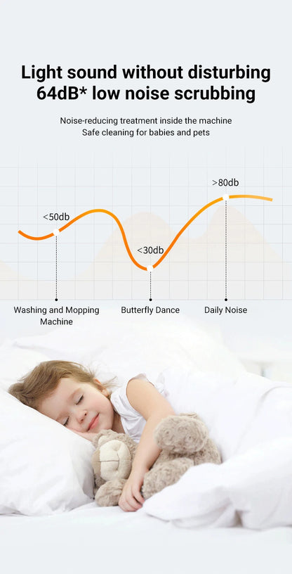 DIVEDEER 15000Pa Wireless Wet Dry Vacuum Cleaner Smart Cordless Mop Floor Cleaner Self-Cleaning Auto Suction Floor Washer