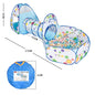 3In1 2.7M Children Ball Pool with Basket Portable Baby Pit Crawling Tunnel Balloon Playpen Tent Kid Indoor Outdoor Yard Toy Gift