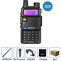 Baofeng Walkie Talkie UV 5R 5W 8W Dual Band Ham Two Way Radio Vhf Uhf FM Radio Handheld Transceiver Hunting 16KM