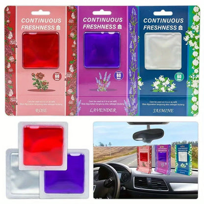 Breathable membrane air freshener sticker, freshens the air, compact design - Freshener for trash cans, suitable for bathrooms