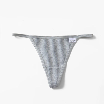 Sports Cotton  Sexy Women's Panties Simple Thongs Lingerie Briefs Female Underwear G-Strings Hot T-Back Breathable Underpants