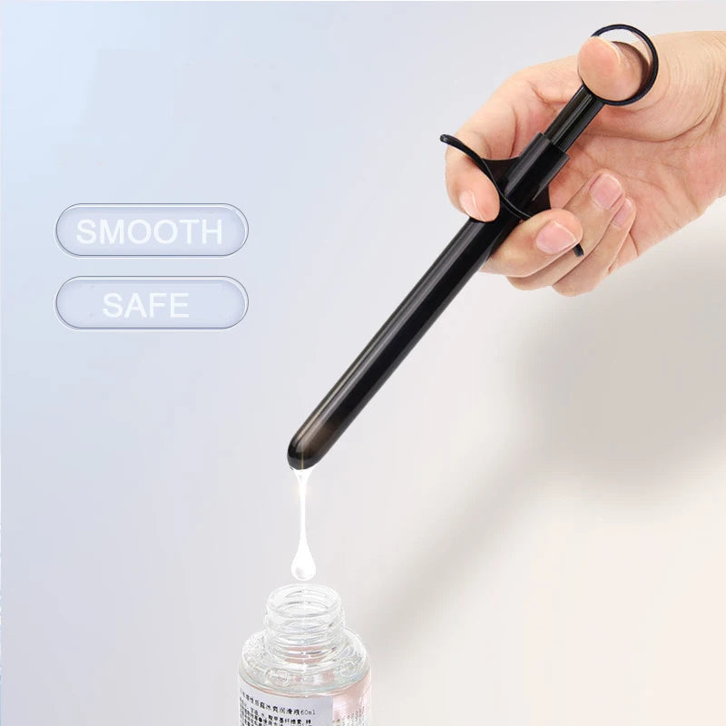 10ML Oil Launcher Syringe Lubricant Injector Sex Toys for Couples Anal Vagina Clean Tool Enema Inject Anal Lubricant Injector