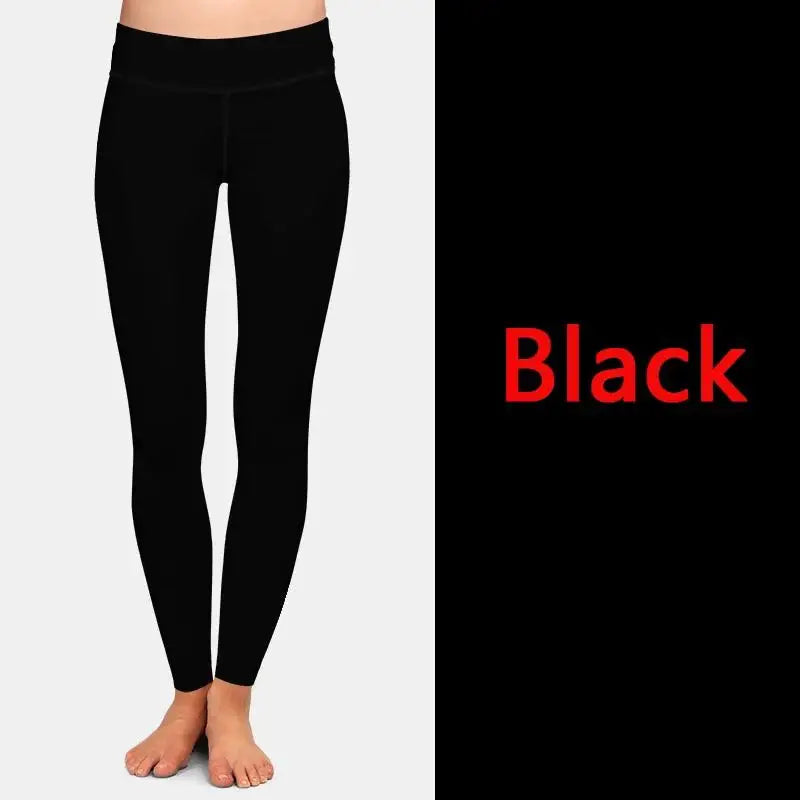 LETSFIND Fashion Women Slim Stretch Leggings Solid Navy Blue High Waist Comfortable Breathe Freely Sexy Fitness Leggings