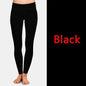 LETSFIND Fashion Women Slim Stretch Leggings Solid Navy Blue High Waist Comfortable Breathe Freely Sexy Fitness Leggings