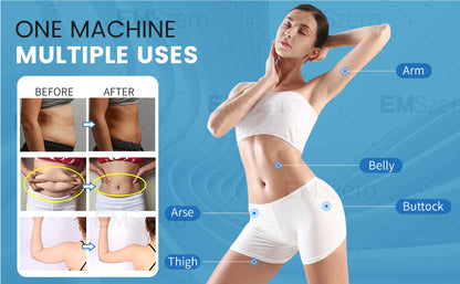 EMSzero 6500W 15Tesla Fat Removal Contouring Muscle Electric Stimulation Ems Body Sculpt Slimming Muslim Sets Machine