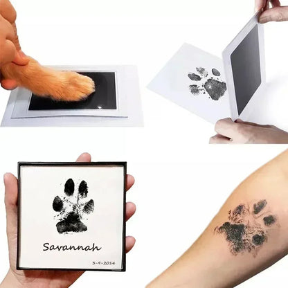 Baby Handprint Footprint Ink Pads Newborn Pet Cat Dog Paw Prints Keepsakes Safe Non-toxic No-Touch Skin Inkless Inkpad