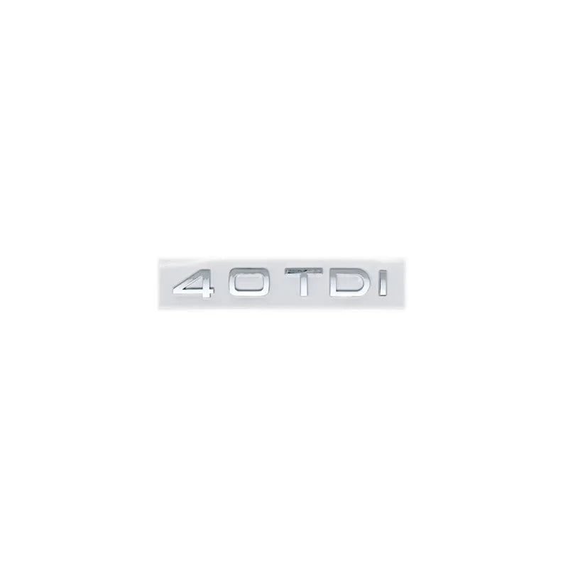 Car Letter Logo Sticker for A5 suitable for tail bumper and trunk emblem applicable to 2.0 3.0 40TDI 35 40 45TFSI models