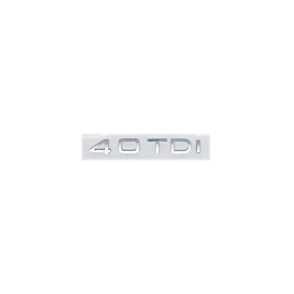 Car Letter Logo Sticker for A5 suitable for tail bumper and trunk emblem applicable to 2.0 3.0 40TDI 35 40 45TFSI models