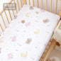 1pcs 130*70CM Breathable Cotton Fitted Crib Sheets for Baby Crib Mattress Cover Soft Bedding Set of Solid Color Infant Bed Sheet
