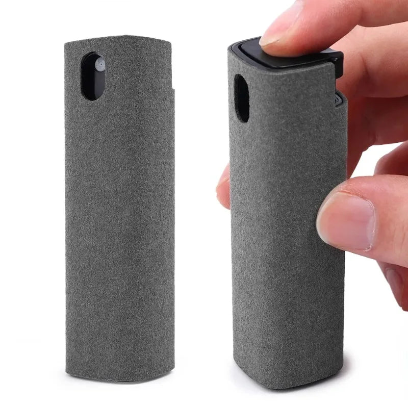 Microfiber Screen Cleaner Spray Bottle Mobile Phone Tablet Laptop Display Screen Cleaning Wipe Press Spray Bottle Without Liquid