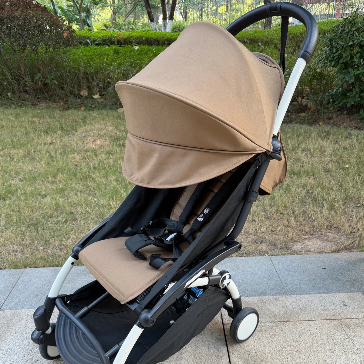 MomTan Stroller Accessories Replacement Set Extended Canopy & Seat Cushion & Seat Base For Babyzen YOYO Series & Stokke YOYO3