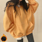 2024 Harajuku Loose Pullover Women Hoodie Oversized Top Summer Zip Up Sweatshirt Female Casual Long Sleeve Pocket Hooded