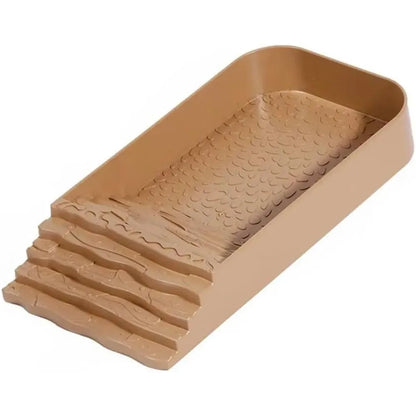 Turtle Bathing Pool, Reptile Feeding Dish Water Pot, Landscape Fish Tank Decoration,Turtle Bath Pool for Aquatic Climbing Pet