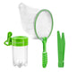 1Set Natural Exploration Tool Insects Observation Jar Feeding Box Capture Net Insects Catching Tweezers For Male & Female