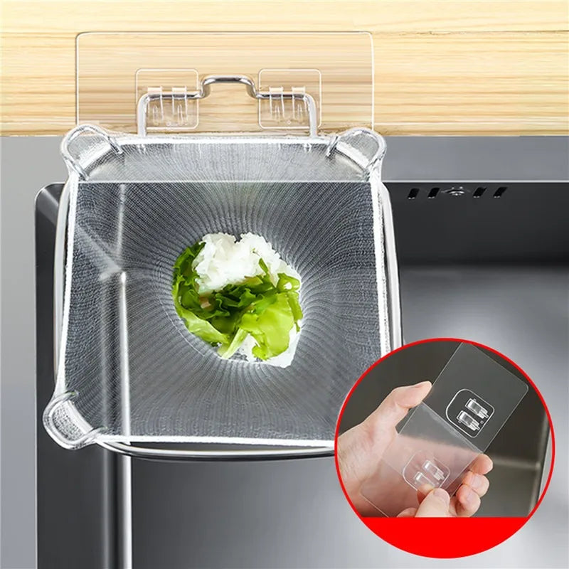 Fine Mesh Sink Filter 50Pcs/100PCS Disposable Kitchen Sewer Garbage Bag Anti Clogging Strainer Drain Hole Net For Meal Residue