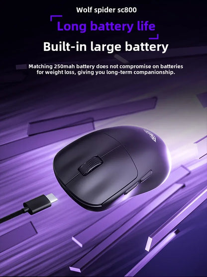 AULA SC800 Gaming Mouse USB-C Wired/2.4G 37g Lightweight 8K Paw3395 Sensor Customized Mice PC E-Sports Gamer Accessories Gifts