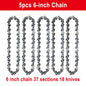 1/4 chainsaw chain guide 4/6/8/10 inch portable electric saw mini chainsaw logging saw blade Pruning chain saw chain accessories