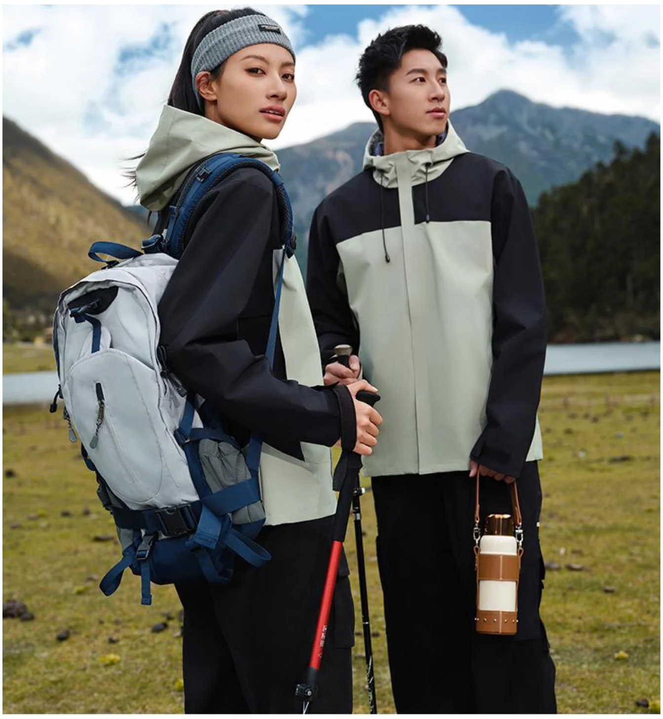 Winter Casual Windproof Hooded Down Jacket Custom Printed Embroidery Company Logo High Quality Men's Hiking Outdoor Jacket 4xl