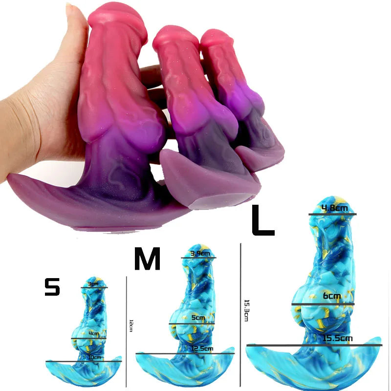 Factory Sales Wearable Anal Plug Buttplug Fake Dildo For Women Men Adult 18 Wear Butt Plug Anal Dilator Prostate Massage Sexshop