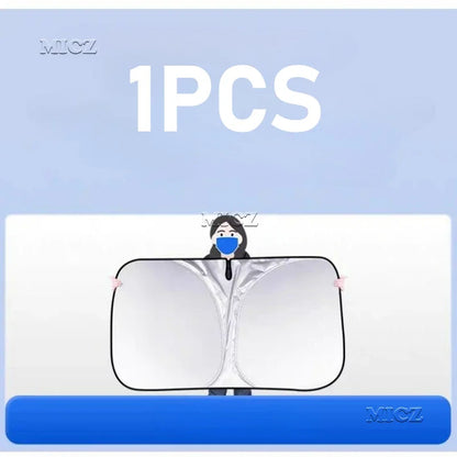 Car Styling For Leapmotor B10 2025 2026 Car Accessories Windshield Sunshade Cover Anti UV Protection Foldable