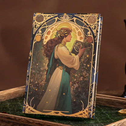 Renaissance A5 Notebook,Oil Painting Hardcover Illustrations,Full-Color Handbook,128 Sheets/Book,100GSM,Professional Handbook