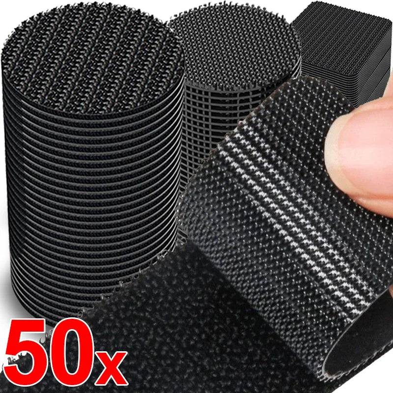 Car Double Faced Fixing Stickers for Carpet Pad Dashboard Mat High Adhesive Fixed Patch Floor Mats Anti Skid Grip Tape Sticker