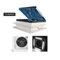 TYTXRV Caravan Accessories 11'' 12V CE RV Roof Vent Fan Manual Lifting Skylight Exhaust Fan for Camper Motorhome Travel Trailer