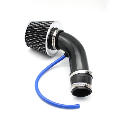 Car Modified High Flow Air Filter Mushroom Head Universal Air Filter 76mm Refitted Winter Cold Air Filter Intake Pipe Kit