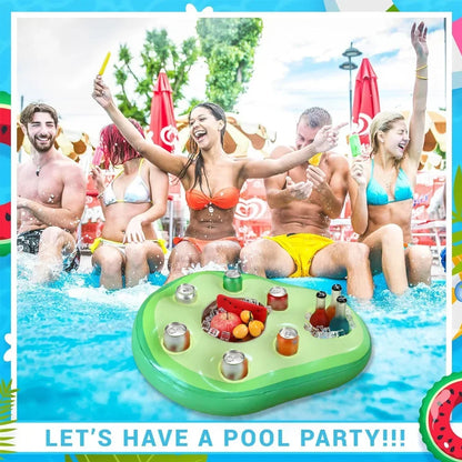 Inflatable Floating Drink Holder for Pool Float Party Accessorie Cup Floties Adult  Swimming Pool Floating Decoration Beach