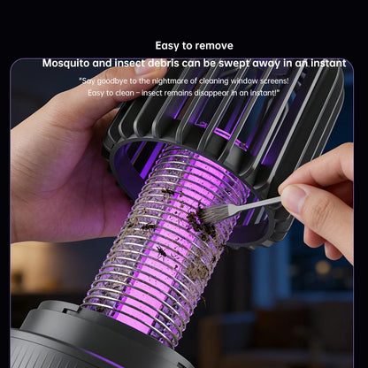 Lenovo Mosquito Killer Lamp Blue UV Light Attract Electric Shock 2-in-1 Bug Zapper 1200mAh Rechargeable For Patio Travel New