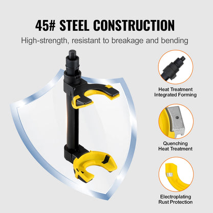 SucceBuy Strut Spring Compressor Macpherson Strut Spring Compressor Kit Interchangeable Fork Strut Coil Extractoror Remover Tool