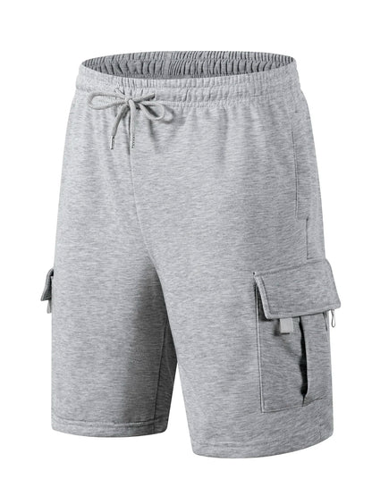 Summer Men's Sport Shorts Male Breathable Loose Multi-pockets Cargo Shorts Outdoor Jogging Fitness Casual Drawstring Mens Shorts