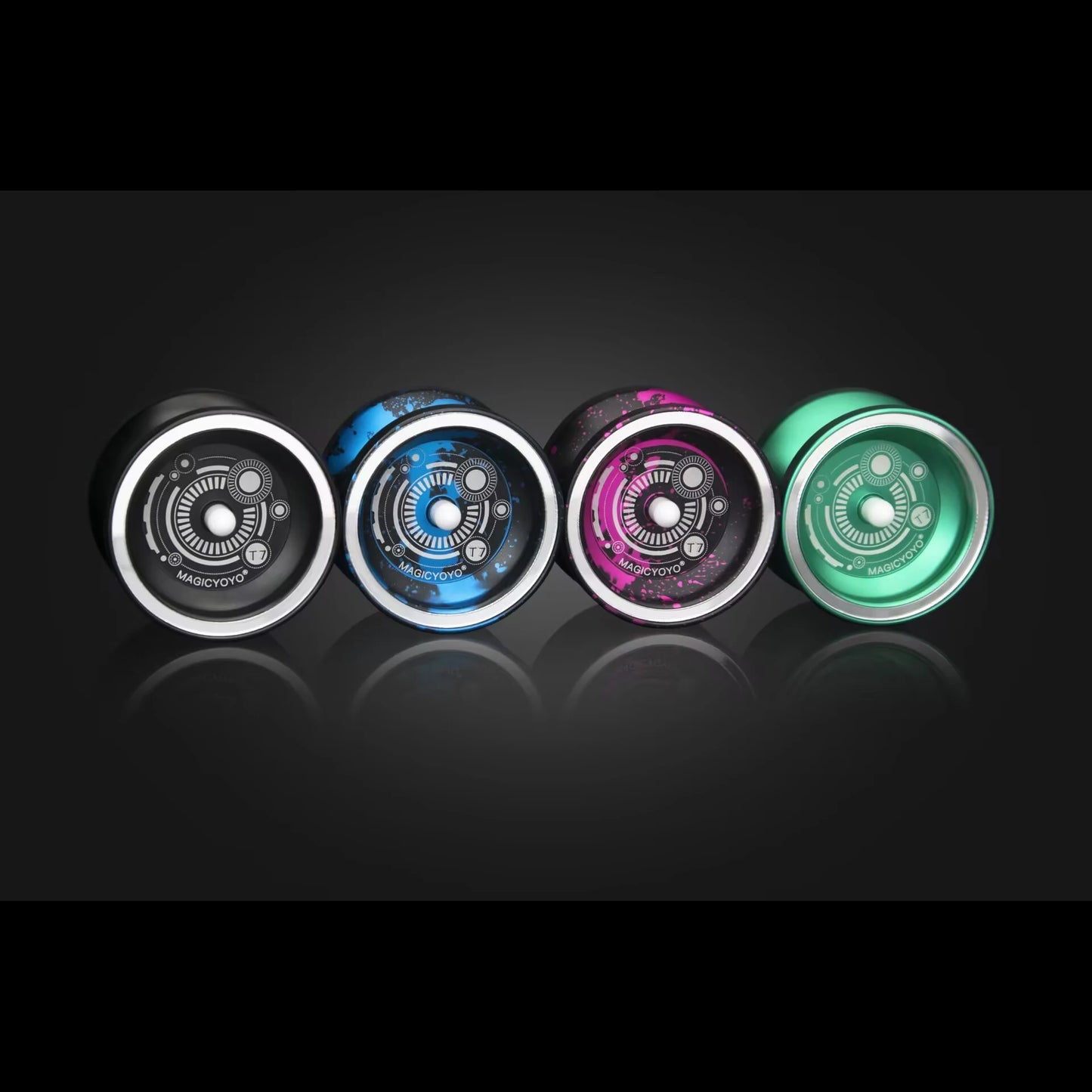 Original MAGICYOYO T7 Colorful New Basic 2A Metal Responsive Sleep Beginner Practice Yoyo Toy Birthday Gift
