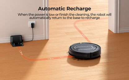 Airzeen R7 Robot Vacuum Mop 3-in-1 Cleaning 4000Pa Suction Smart App/Alexa Control Auto Self-Charging for Pet Hair & Floors
