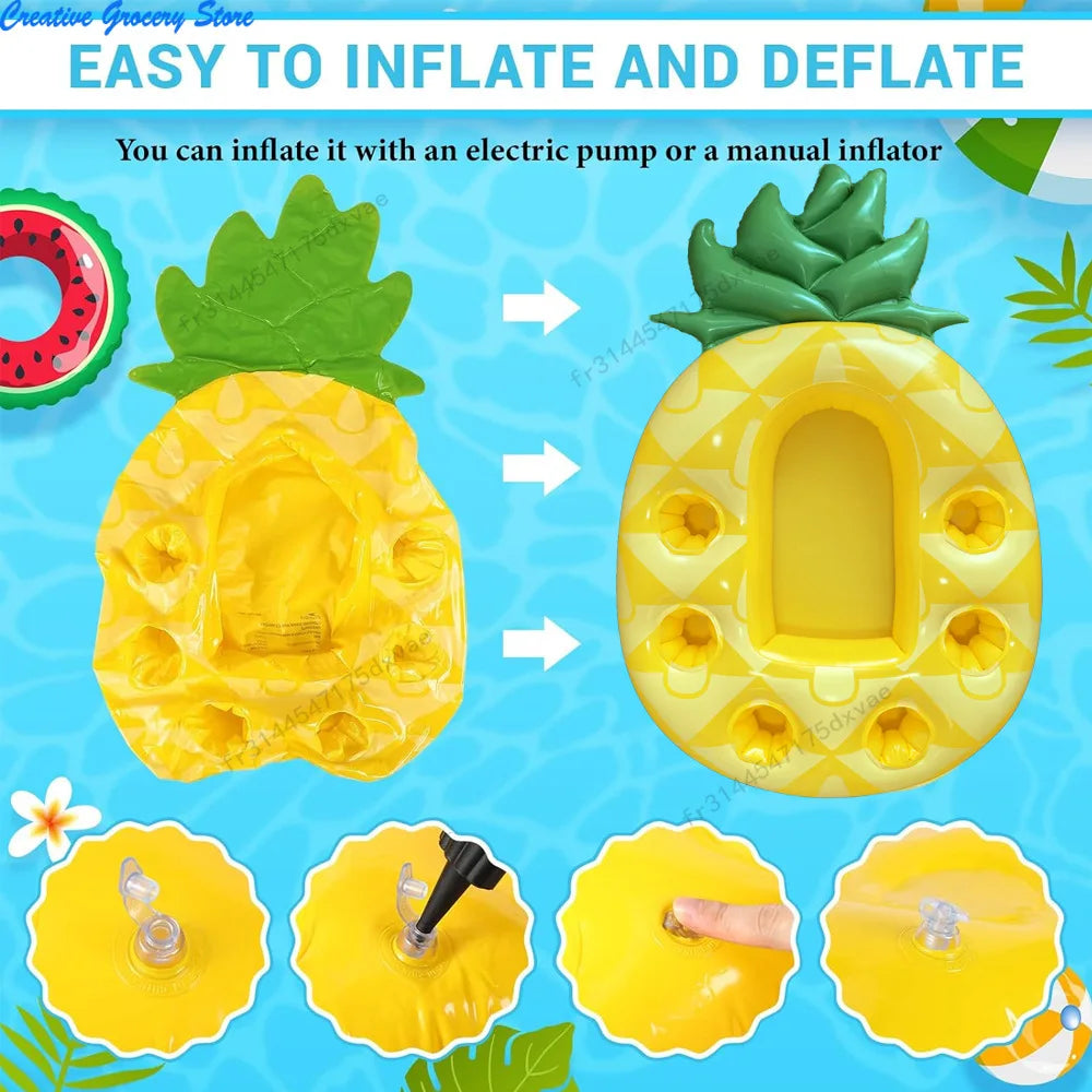 Inflatable Floating Drink Holder for Pool Float Party Accessorie Cup Floties Adult  Swimming Pool Floating Decoration Beach