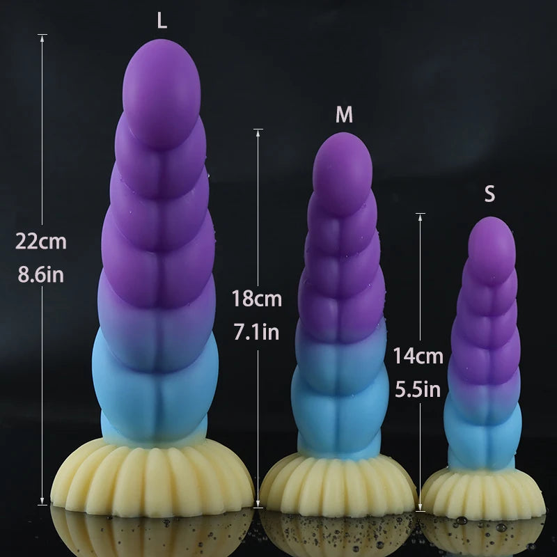 Realistic Penis with Suction Cup Simulated Dildo Anal Penetration Big Butt Plug Giant Monster Cock Dick Toy Adults for Men Women