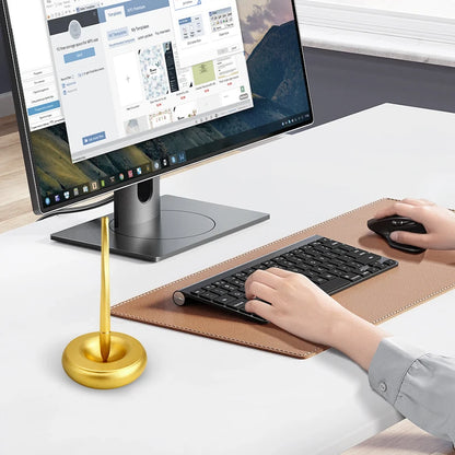 New Creative Aluminum Alloy Magnetic Levitation Self Supporting Signature Pen Business Office Swing Freely Not Fall Pen Gift Box