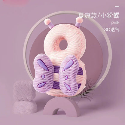 Summer Baby Head Protector Safety Pillow for Toddlers Soft PP Cotton Cartoon Backpack Cushion Infant Child Security Headgear Kid