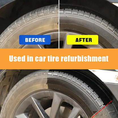 Car Plastic Restorer Crystal Clear Auto Interior Leather & Panel Renewal Wax Coating Agent Back To Black Gloss Car Wax Polish