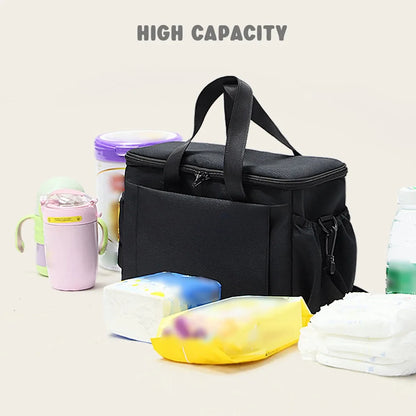 Stroller Organizer Bags Mummy Large Capacity Travel Hanging Bag Bottle Holder Pram Diaper Bags Baby Stroller Accessories