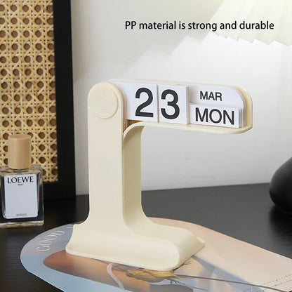 Creative Desktop Calendar Ins Design Eternal Flipping Calendar Simple Modern Calendar Living Room Decoration Office Stationery