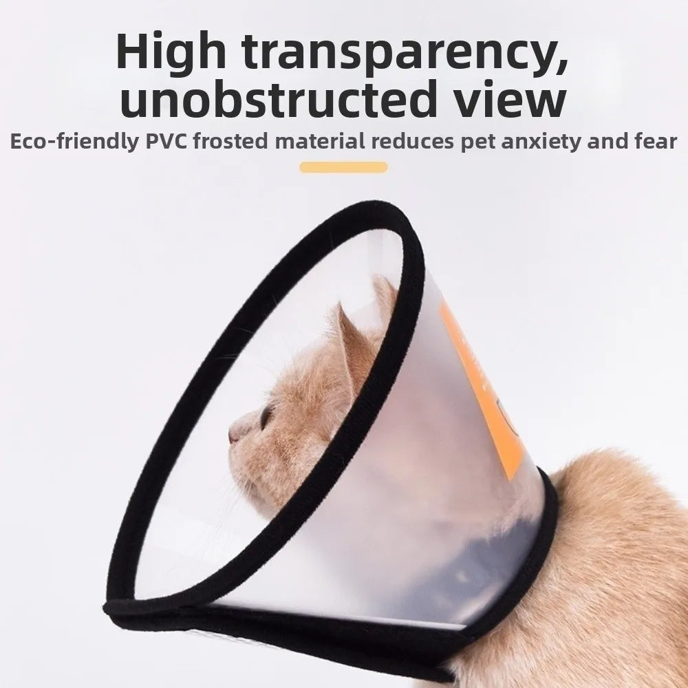 Soft Adjustable Pet Protective Cover Anti-Lick Anti-Bite Recovery Cone Collar Anti-Scratch Beauty Cover Wound Protection