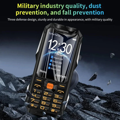 YEEMI Q9 GSM 2G&4G Network Mobile Phone 2G 4SIM 4G 2SIM Cards Rugged Bar Cellphone 3.5“ HD Display Big Battery Loud Sound Phone
