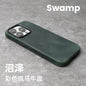 YMW Scratc Crazy Horse Genuine Leather Case for iPhone 17 16 15 Pro Max Magnetic PULL-UP Cowhide Phone Cover